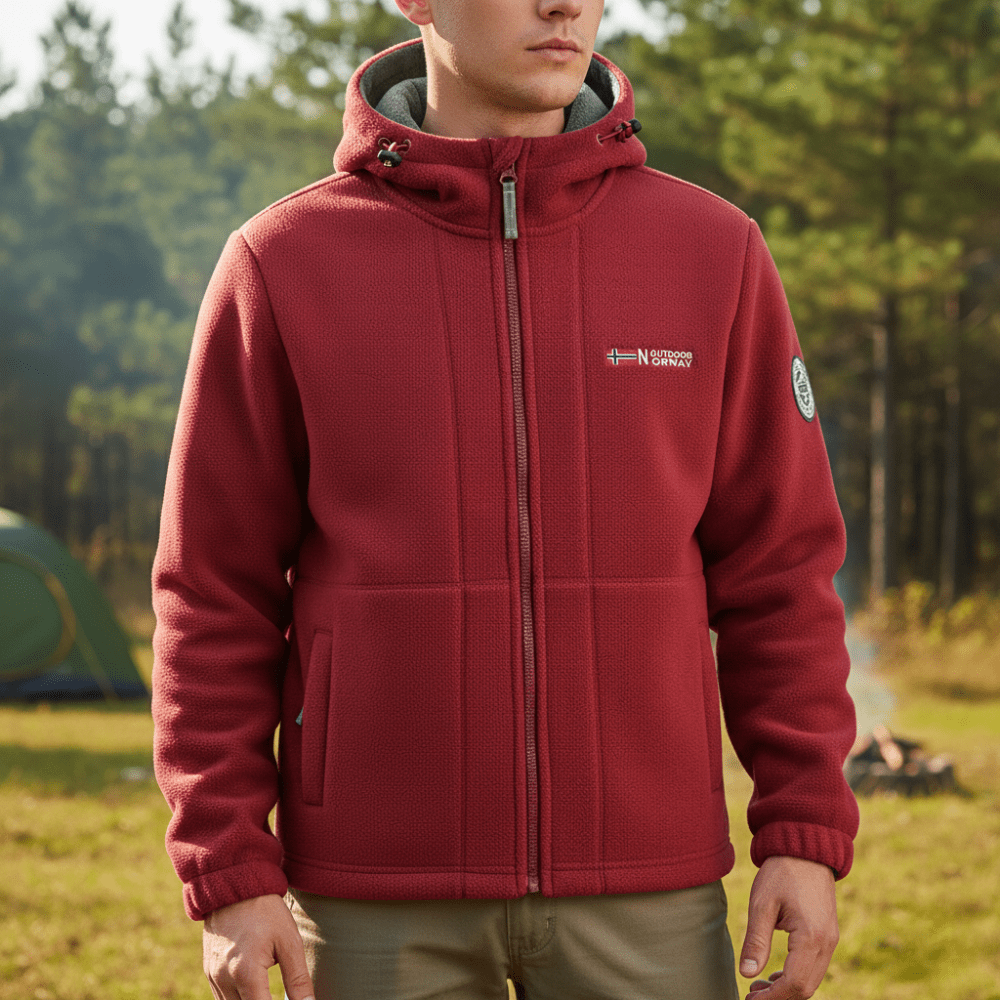 Fleecejacke für Herren, winddichte und atmungsaktive Oberbekleidung | Temsk