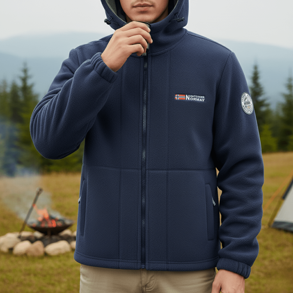 Fleecejacke für Herren, winddichte und atmungsaktive Oberbekleidung | Temsk