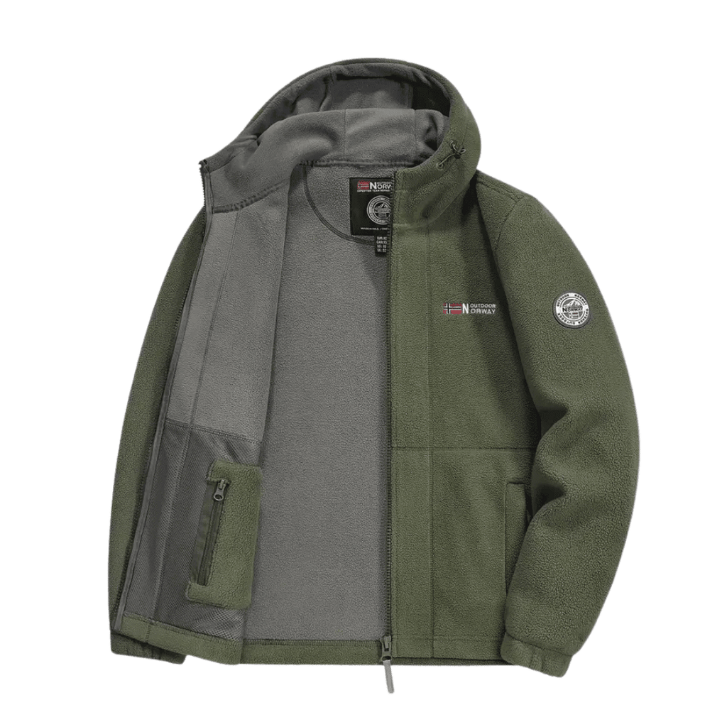 Fleecejacke für Herren, winddichte und atmungsaktive Oberbekleidung | Temsk