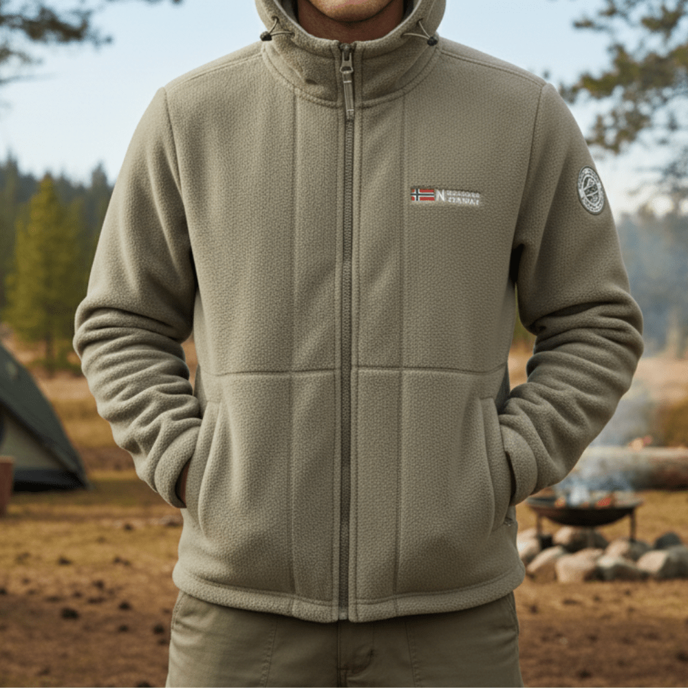 Fleecejacke für Herren, winddichte und atmungsaktive Oberbekleidung | Temsk