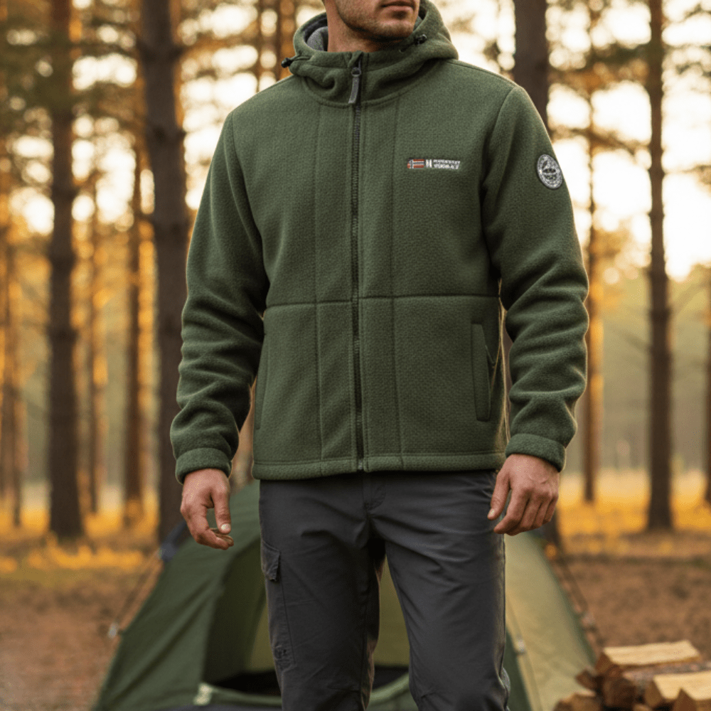 Fleecejacke für Herren, winddichte und atmungsaktive Oberbekleidung | Temsk