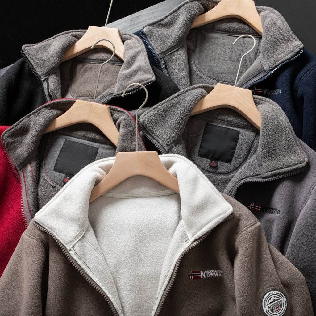 Herren-Fleecejacke mit Reißverschluss für lässige Oberbekleidung, warm und bequem | Temsk