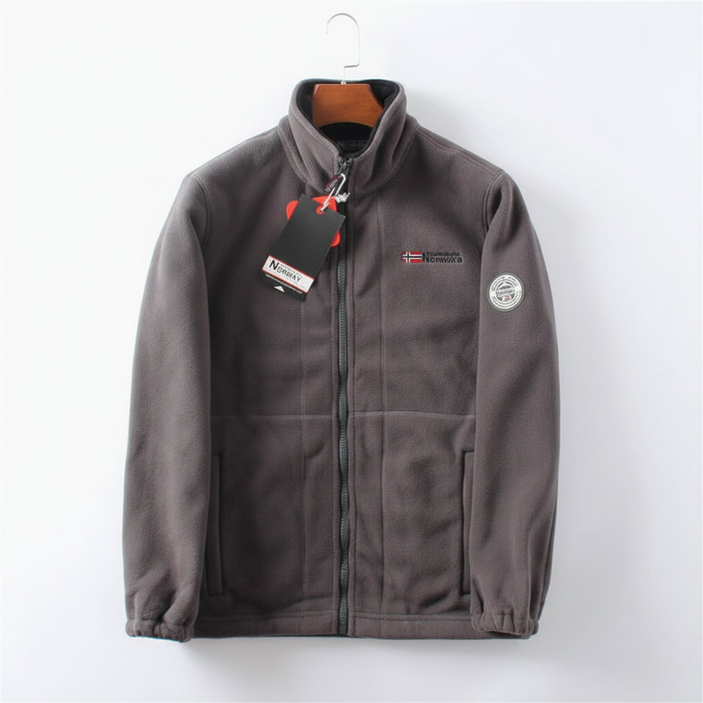 Herren-Fleecejacke mit Reißverschluss für lässige Oberbekleidung, warm und bequem | Temsk
