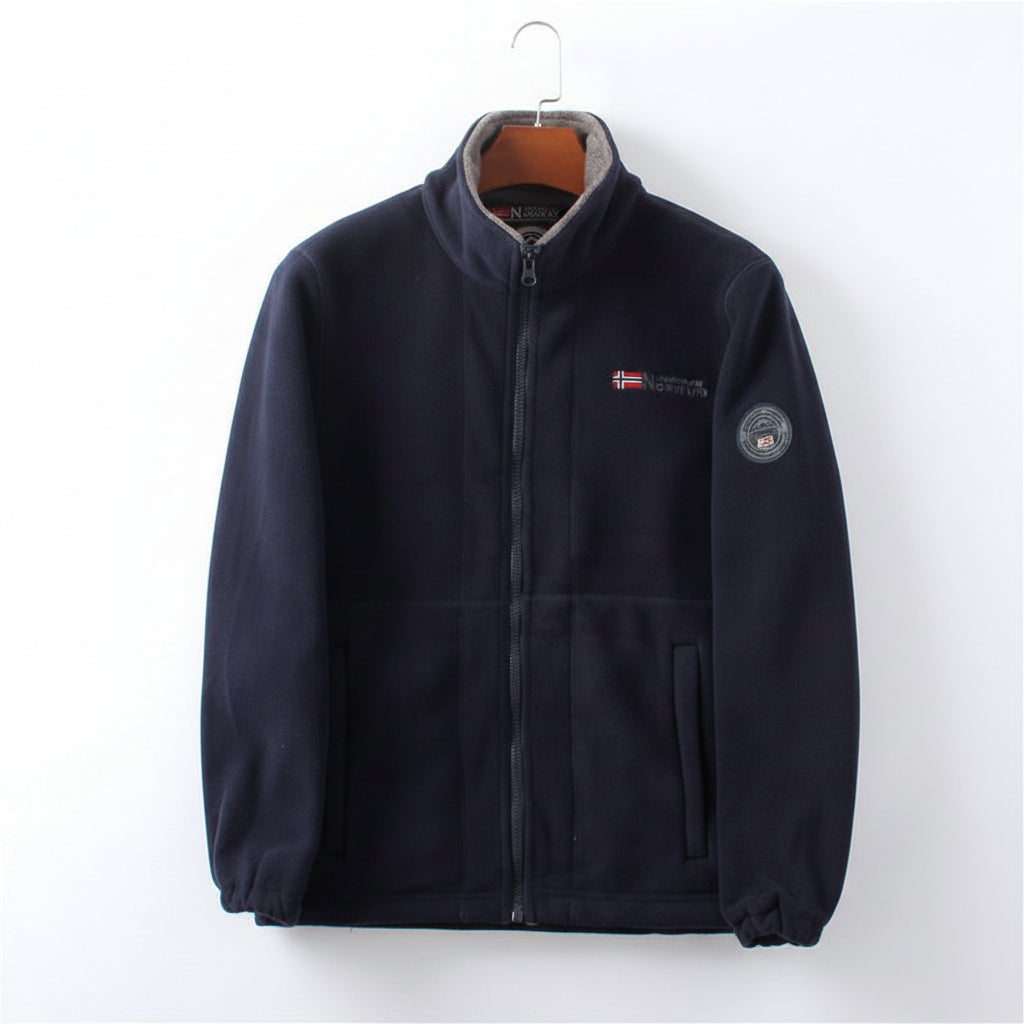 Herren-Fleecejacke mit Reißverschluss für lässige Oberbekleidung, warm und bequem | Temsk