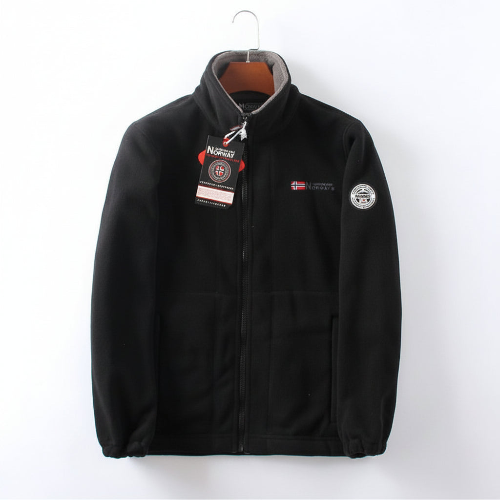 Herren-Fleecejacke mit Reißverschluss für lässige Oberbekleidung, warm und bequem | Temsk