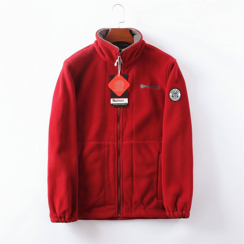 Herren-Fleecejacke mit Reißverschluss für lässige Oberbekleidung, warm und bequem | Temsk