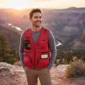 Herren Weste mit mehreren Taschen für Outdoor-Reisen im Sommer | Temsk