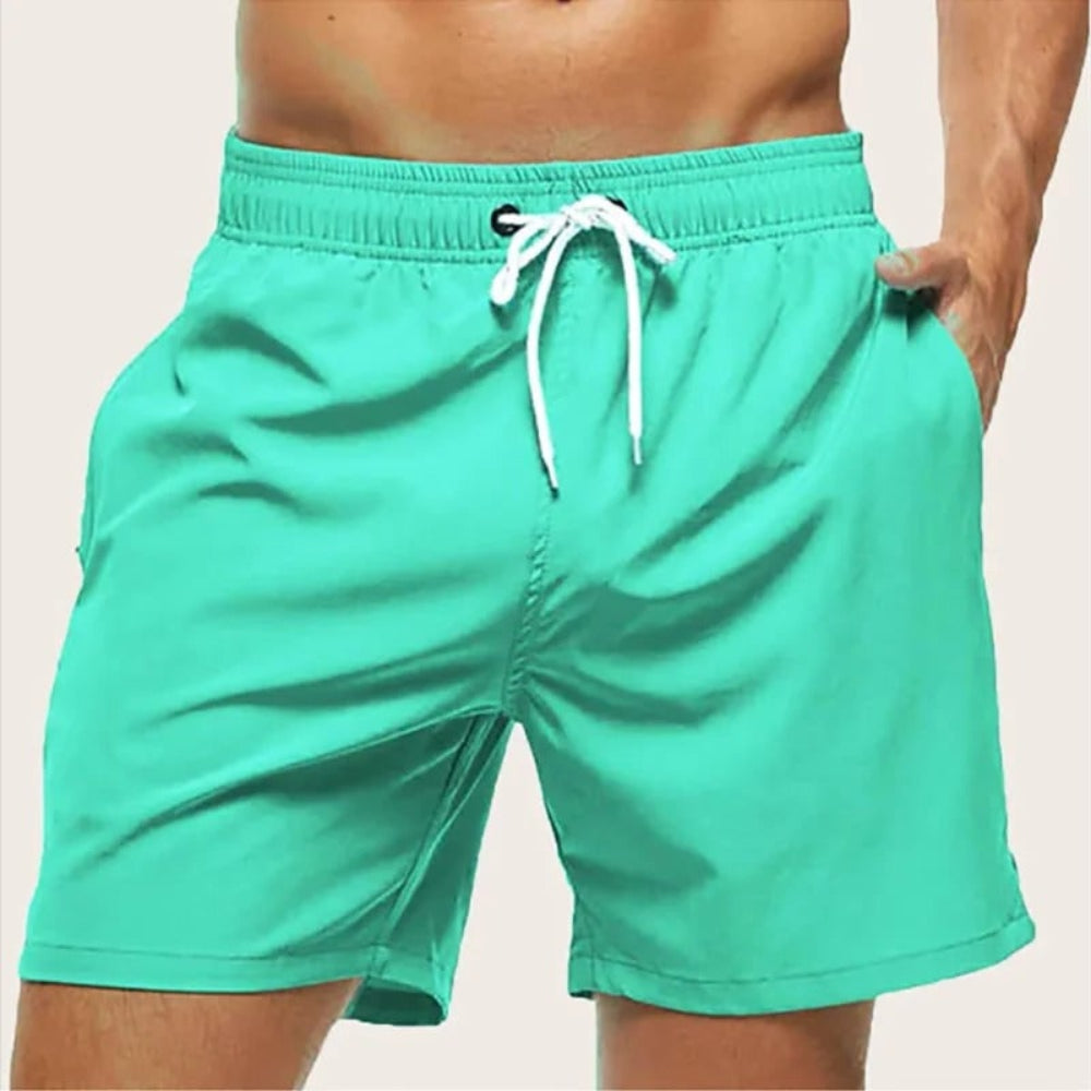 Herren Schnell trocknende Badeshorts für Strand- und Pooltage | Temsk