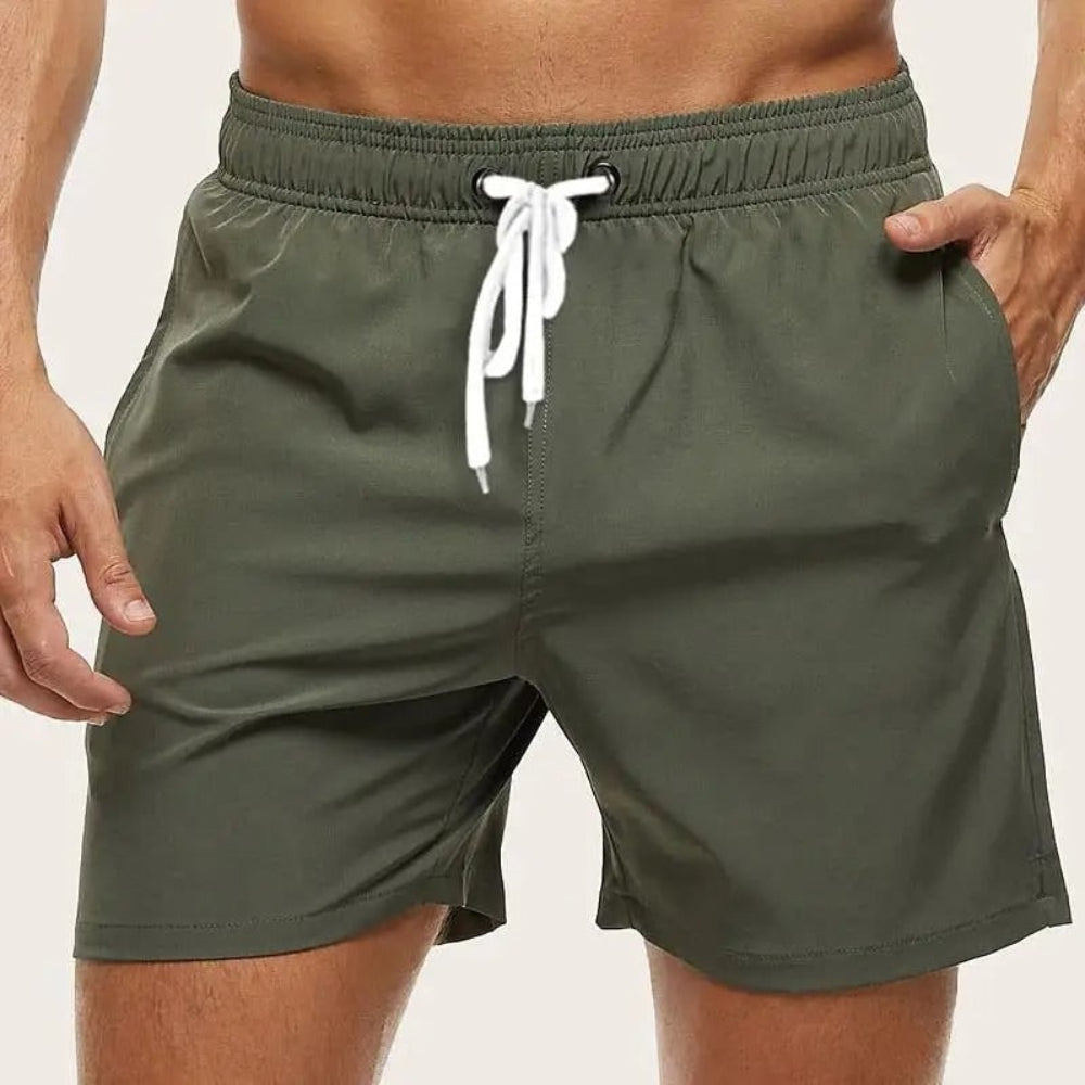 Herren Schnell trocknende Badeshorts für Strand- und Pooltage | Temsk