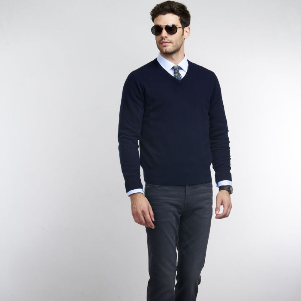 Herren klassischer Strickpullover für den Alltag | Temsk