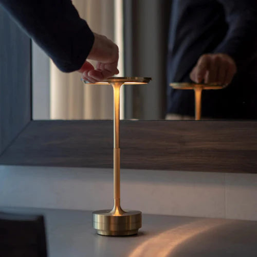 LumaNova Wireless USB Rechargeable Table Lamp With Touch Control Mood Lighting | Temsk