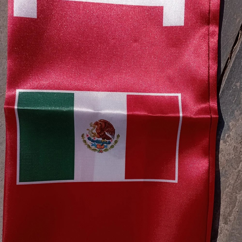 Mexiko Flaggen Schal für WM-Unterstützer Leicht | Temsk