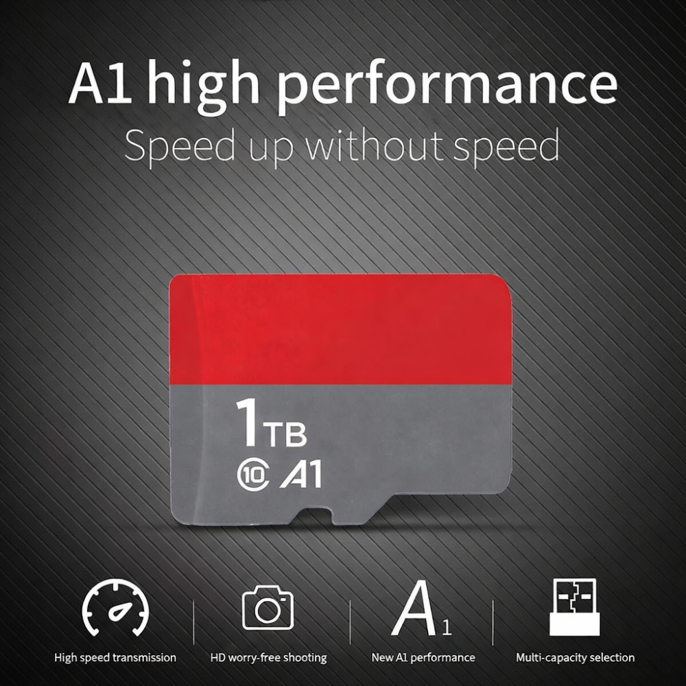 1TB Micro SD Card With High Speed Adapter For Phones And Cameras | Temsk
