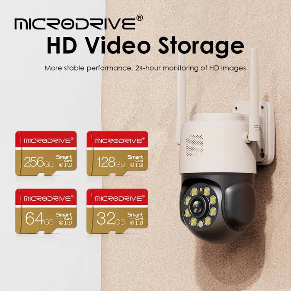 Hochgeschwindigkeits-MicroSD-Karte Klasse 10, Speicher von 8GB bis 256GB | Temsk