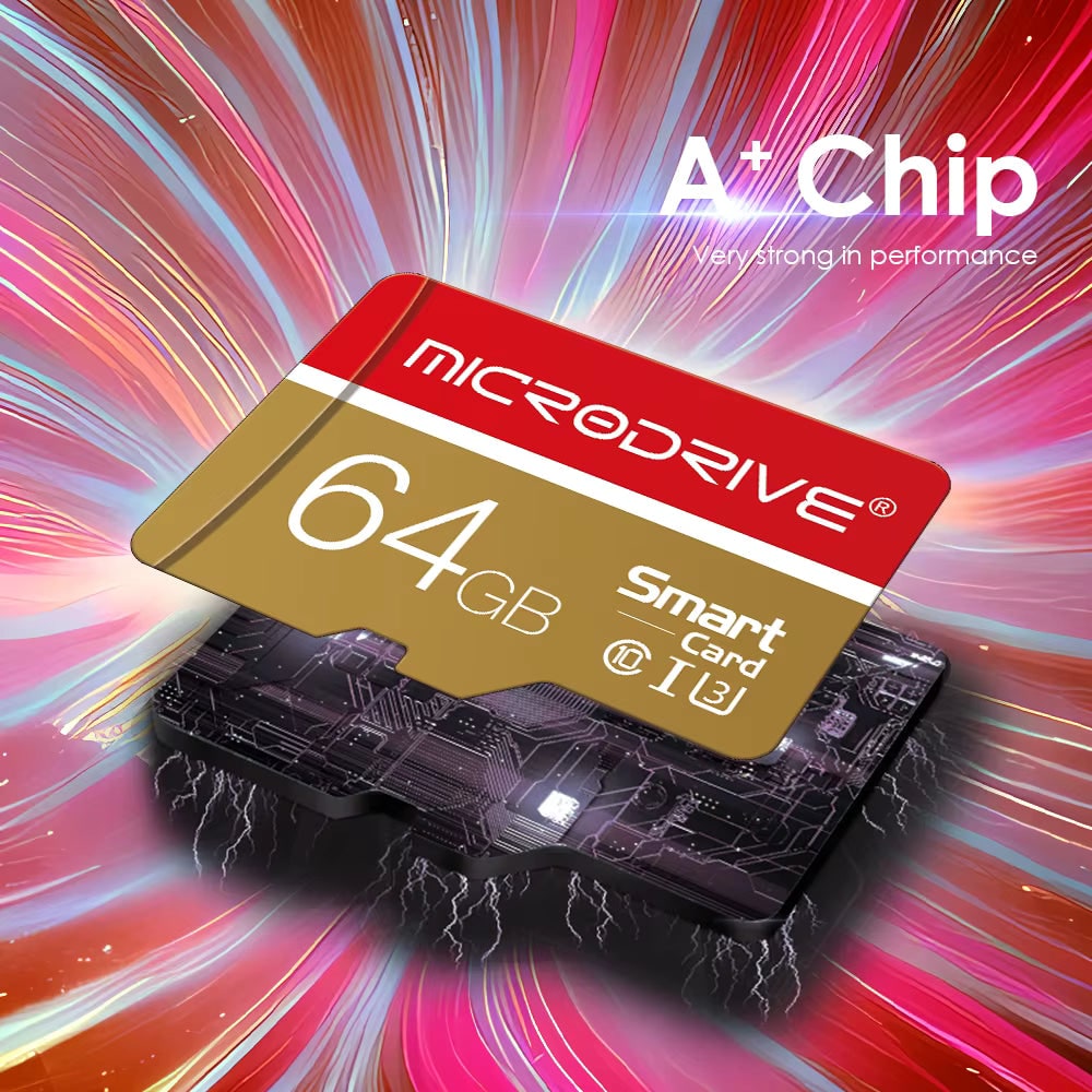 Hochgeschwindigkeits-MicroSD-Karte Klasse 10, Speicher von 8GB bis 256GB | Temsk