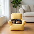 Miniature Armchair Cat Bed With Fabric and PP Cotton in Standard or Large Size | Temsk