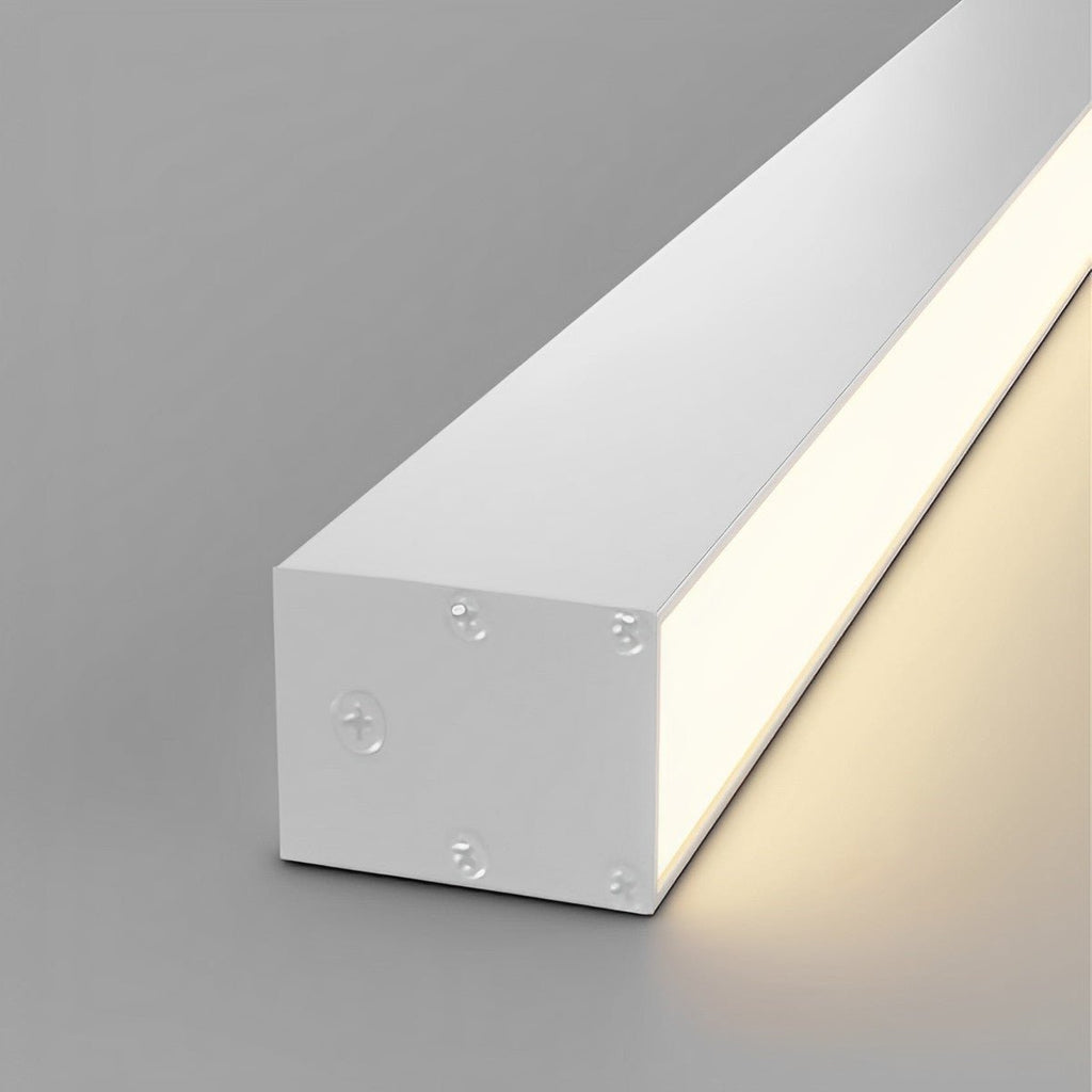 Black Aluminum Slim LED Ceiling Linear Light Dimmable For Living Room Bedroom | Temsk