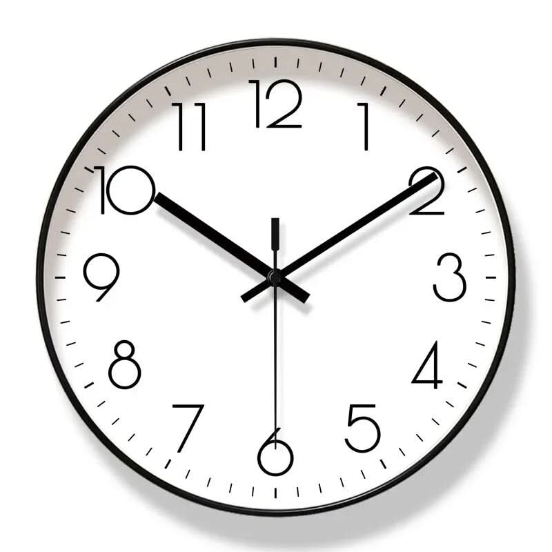 NordicTime Sort Vægur - Præcist Og Stilfuldt Til Enhver Bolig | Temsk