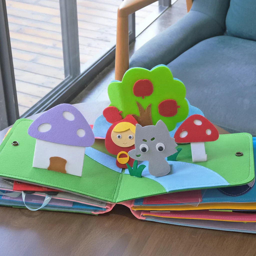 Montessori Busy Book Felt Activity Kit For Toddler Learning | Temsk
