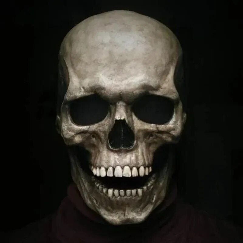 Realistic Halloween Skull Mask With Movable Jaw For Haunts And Parties | Temsk