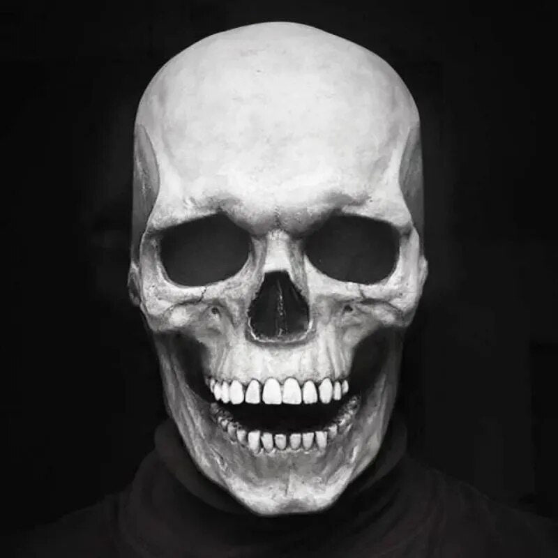 Realistic Halloween Skull Mask With Movable Jaw For Haunts And Parties | Temsk