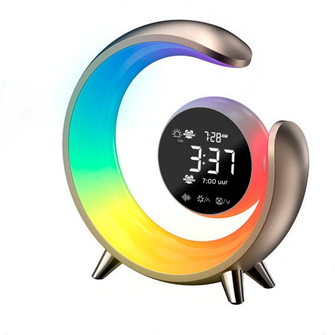 Multifunctional Night Light with RGB & Alarm Clock Function – Lumivo | Temsk