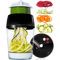 Multifunctional Vegetable Spiral Slicer with Stainless Steel Blade | Temsk