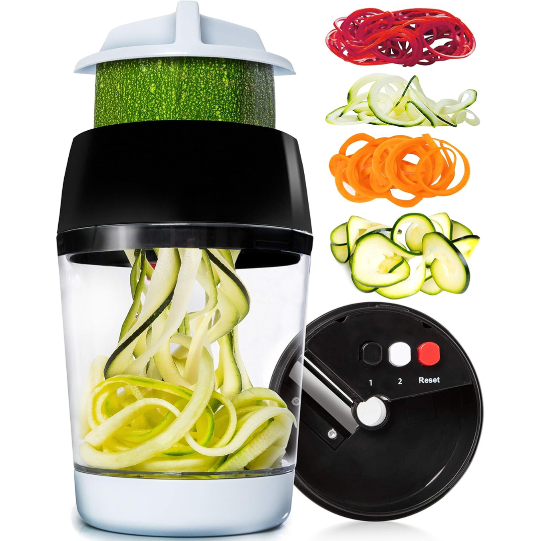 Multifunctional Vegetable Spiral Slicer with Stainless Steel Blade | Temsk