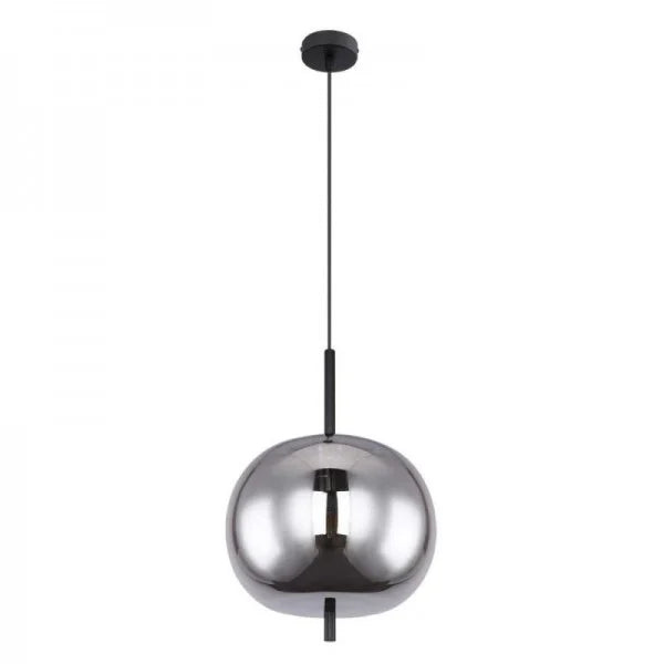 NoirLumen závěsná lampa s různými styly a kouřovými skleněnými miskami | Snurv | Temsk
