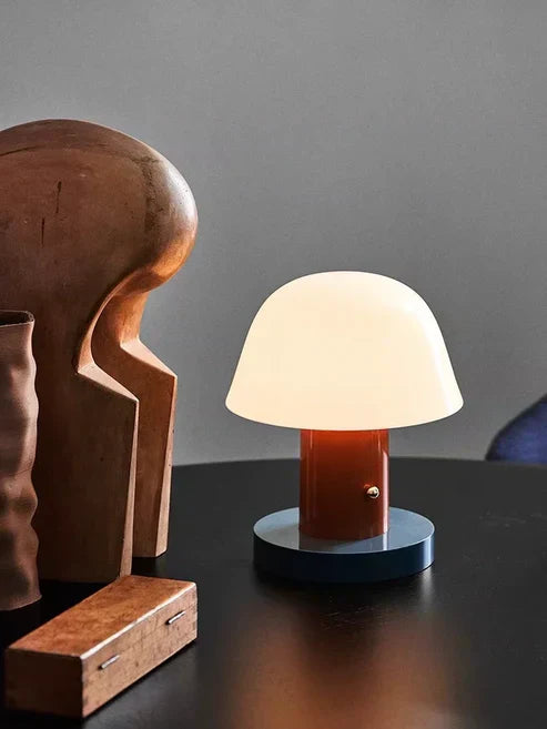 Pilz Schreibtischlampe mit wiederaufladbarer LED-Stimmungsbeleuchtung | Temsk
