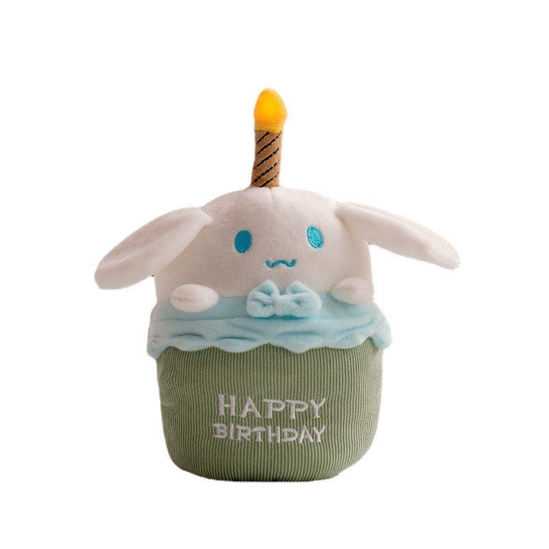 Musical Birthday Cake Plush Toy with Light and Sound - GlowCake | Temsk