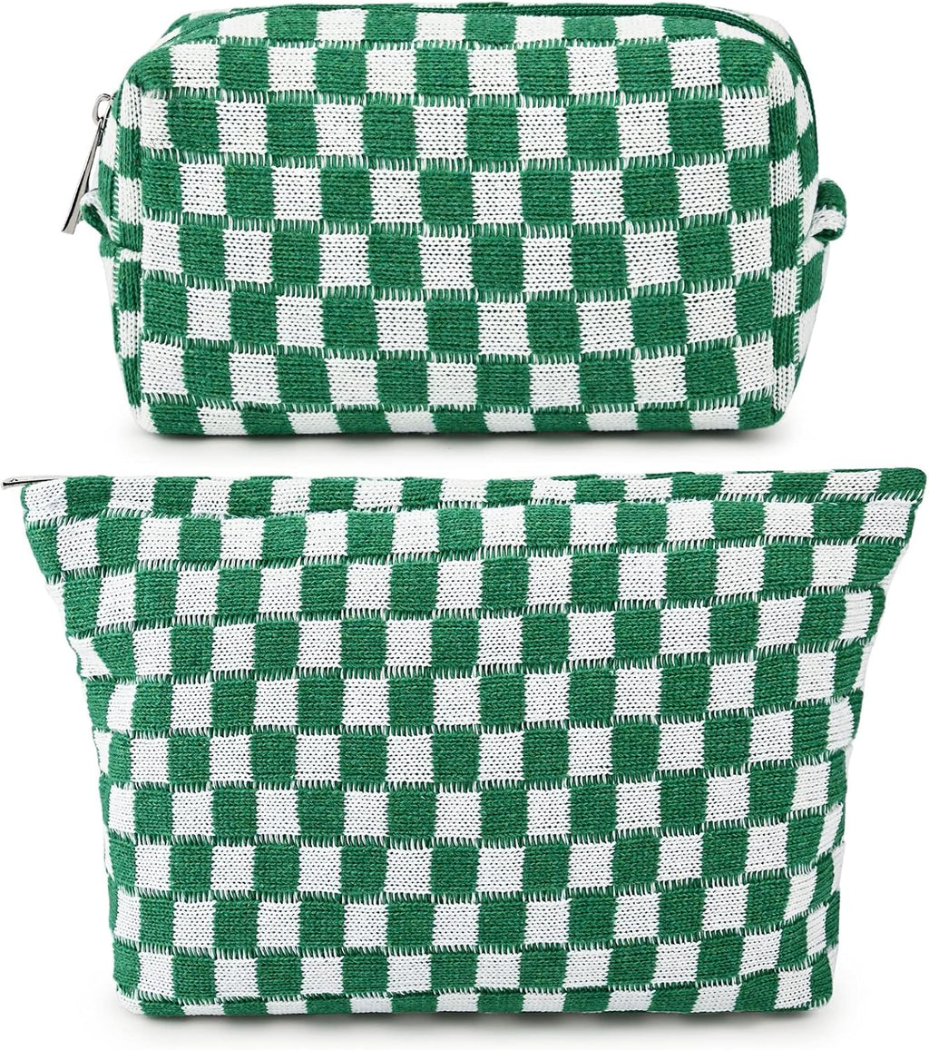 Must-Have Checked Make-up Bag Set | Temsk
