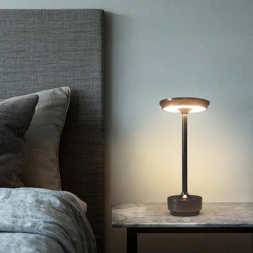 LumaNova Wireless USB Rechargeable Table Lamp With Touch Control Mood Lighting | Temsk