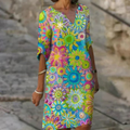 Naomi - Trendy Short Floral Dress | Temsk