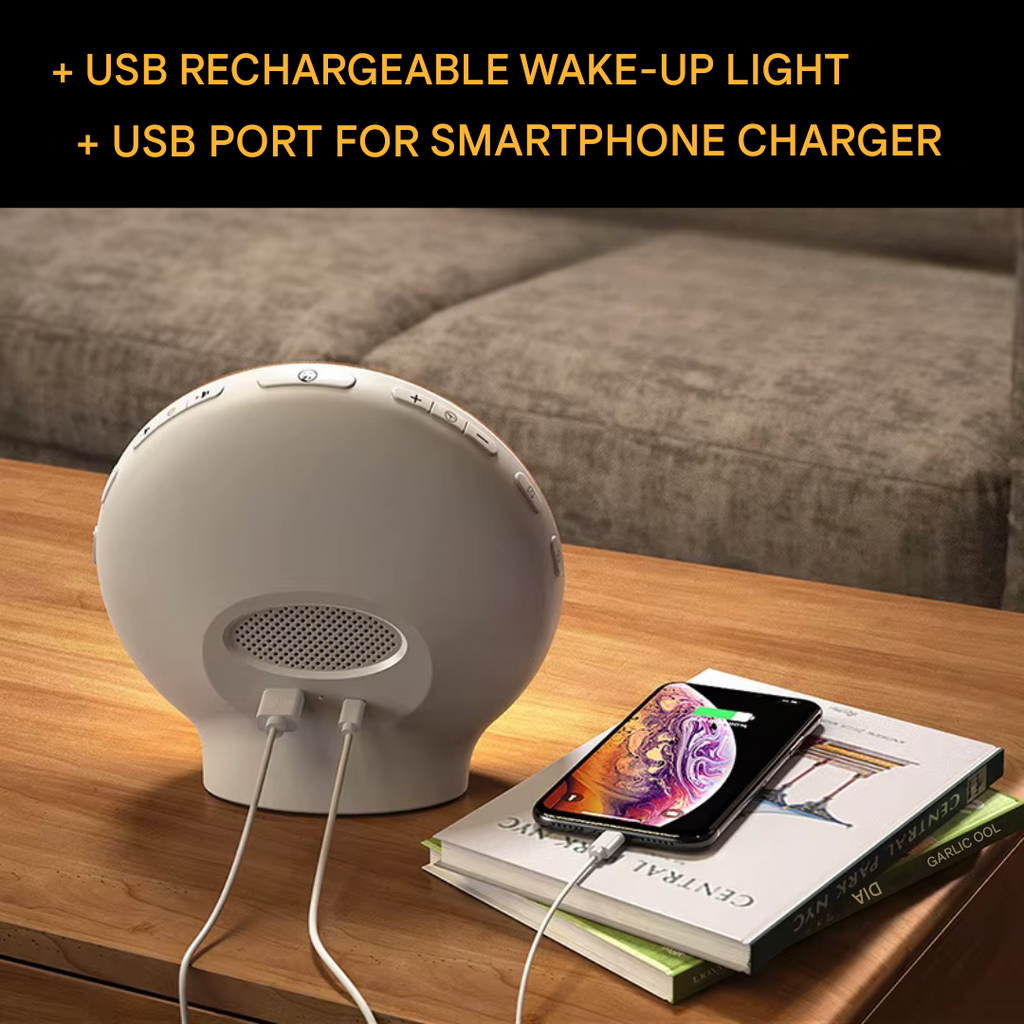 Natural Alarm Clock with Wake-up Light - GlowRise | Temsk