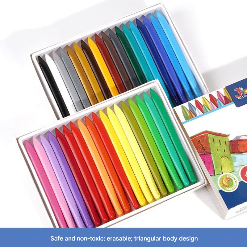 Naturlige farverige voksfarvekridt - EcoCrayons | Temsk