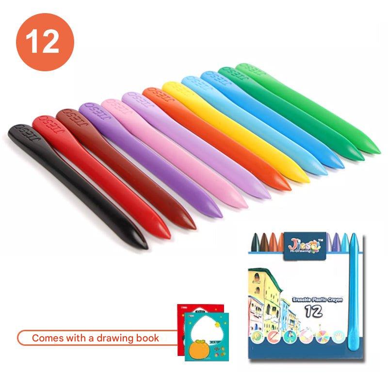 Naturlige farverige voksfarvekridt - EcoCrayons | Temsk