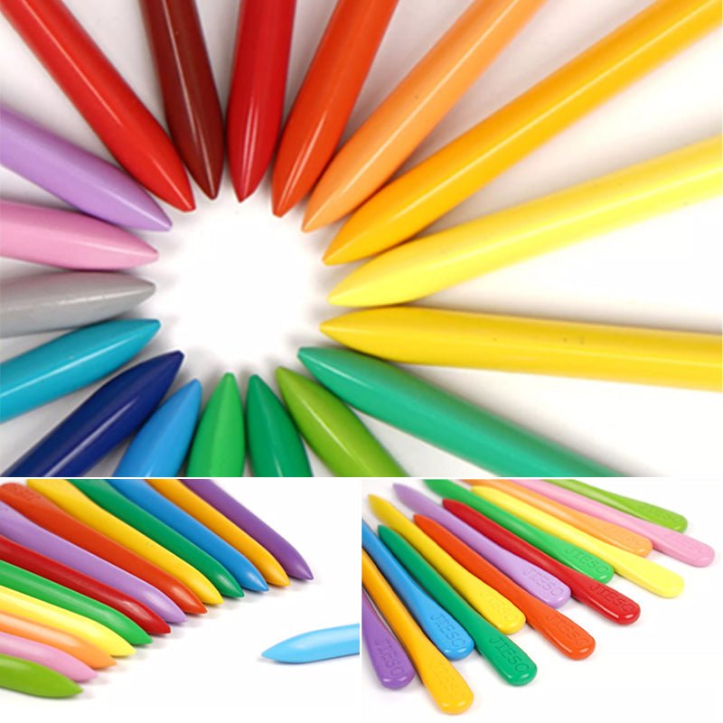 Naturlige farverige voksfarvekridt - EcoCrayons | Temsk