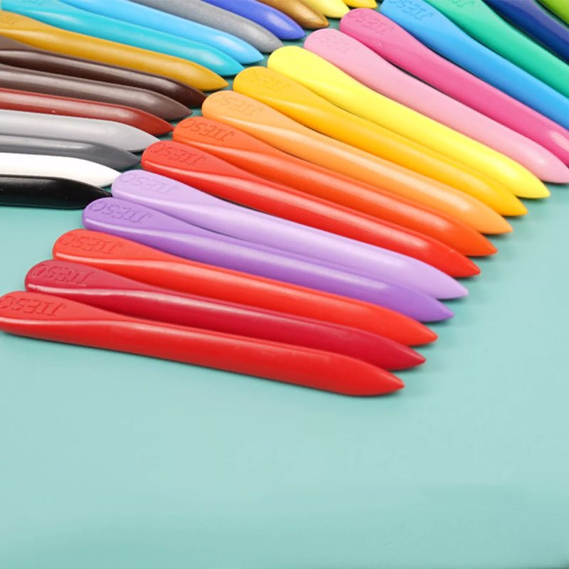Naturlige farverige voksfarvekridt - EcoCrayons | Temsk