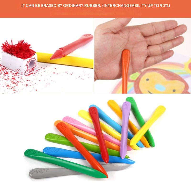 Naturlige farverige voksfarvekridt - EcoCrayons | Temsk