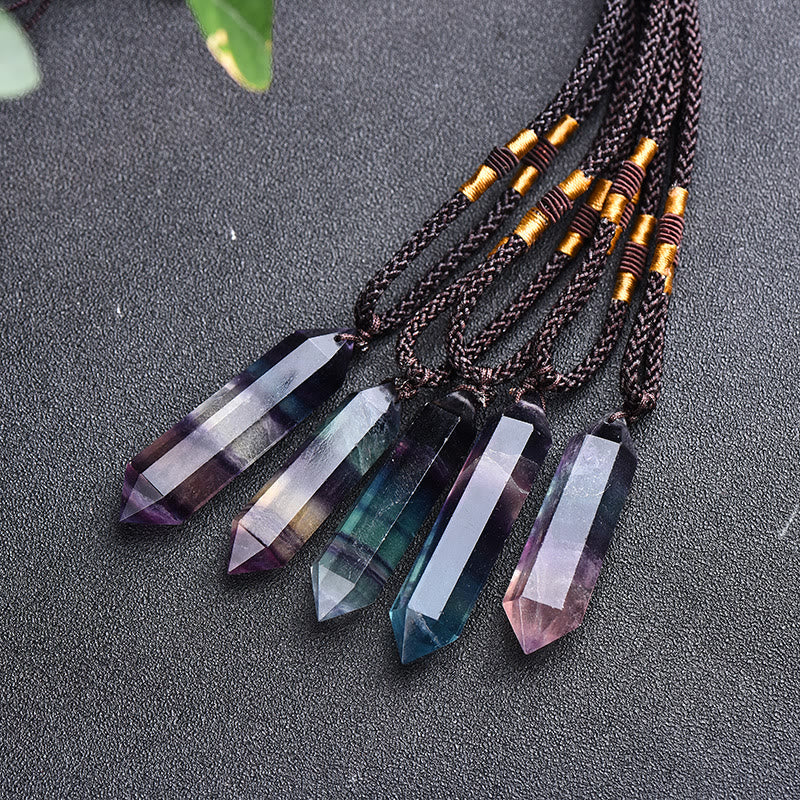Natural Crystal Amethyst Healing Necklace - Lyra | Temsk