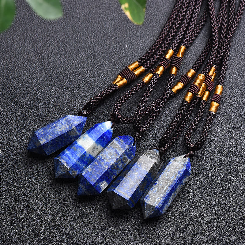 Natural Crystal Amethyst Healing Necklace - Lyra | Temsk