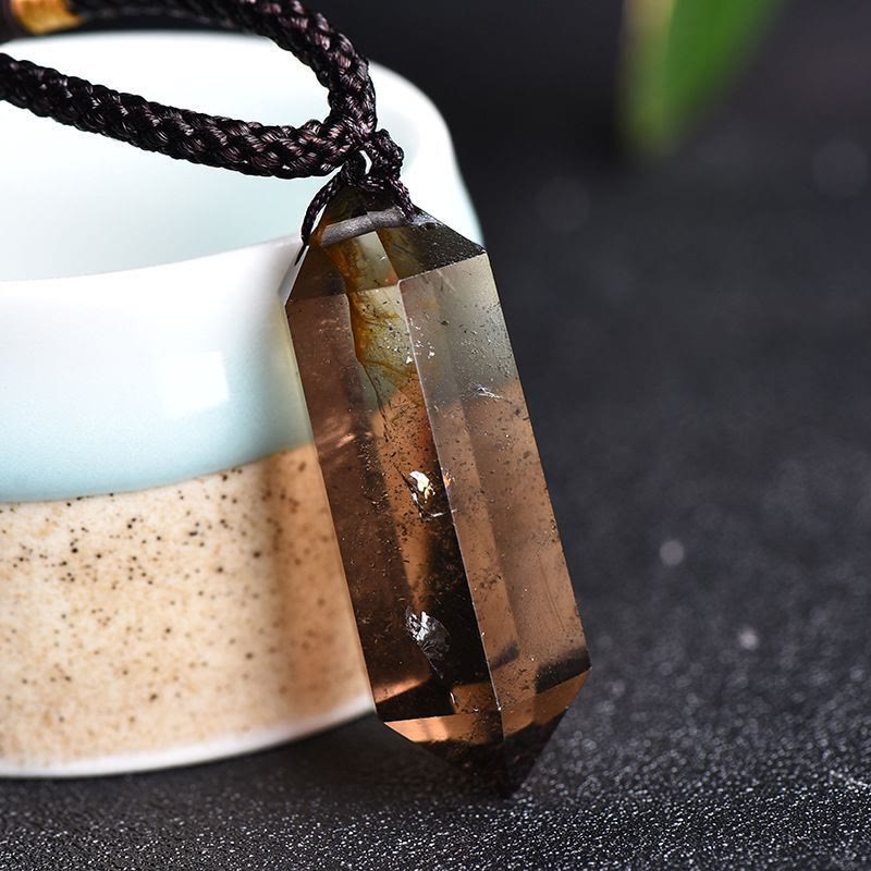 Natural Crystal Amethyst Healing Necklace - Lyra | Temsk