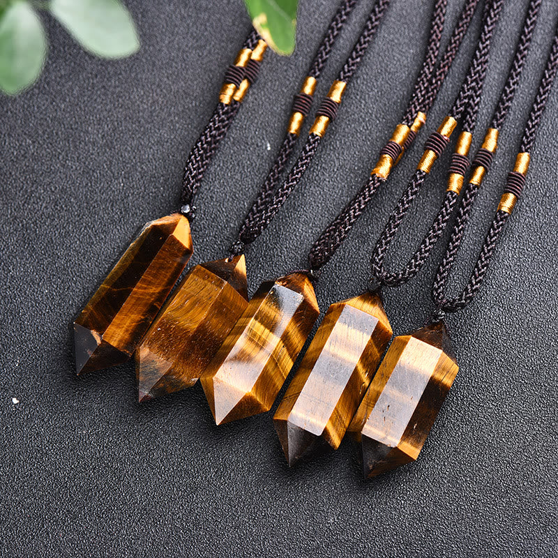 Natural Crystal Amethyst Healing Necklace - Lyra | Temsk
