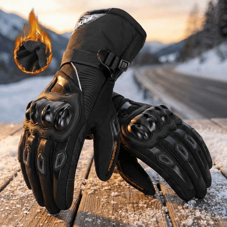 ArcticGuard voděodolné moto rukavice s trojitou izolací a ochranou z uhlíkových vláken | Temsk