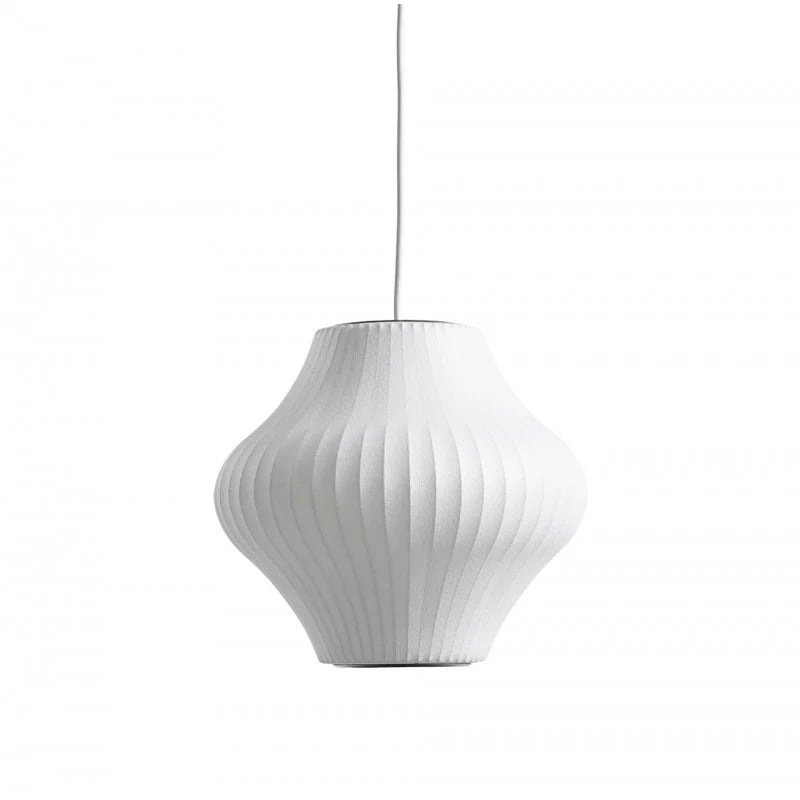 Lyra Silk and Steel Bubble Pendant Lamp for Modern Interiors | Snurv | Temsk
