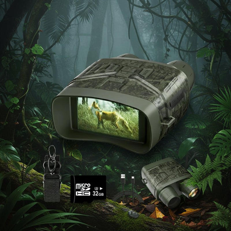 LumaGuard Digital Infrared Night Vision Binoculars With 4K Resolution And 36MP Camera | Temsk