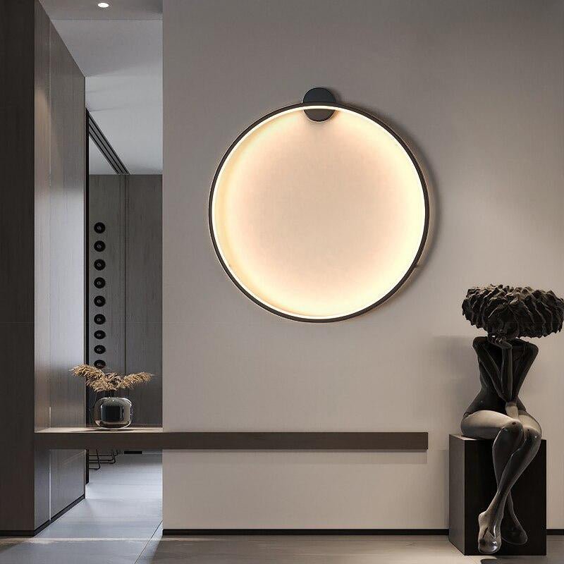 Modern Minimalist Round Wall Light For Home Decor And Ambience | Temsk