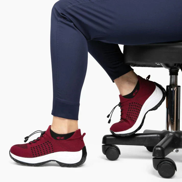 Women's Elastic Support Orthopedic Sneakers Footwear | Temsk