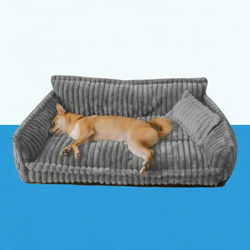 Großes Hundesofa mit erhöhten Rändern und waschbarem Bezug | Temsk